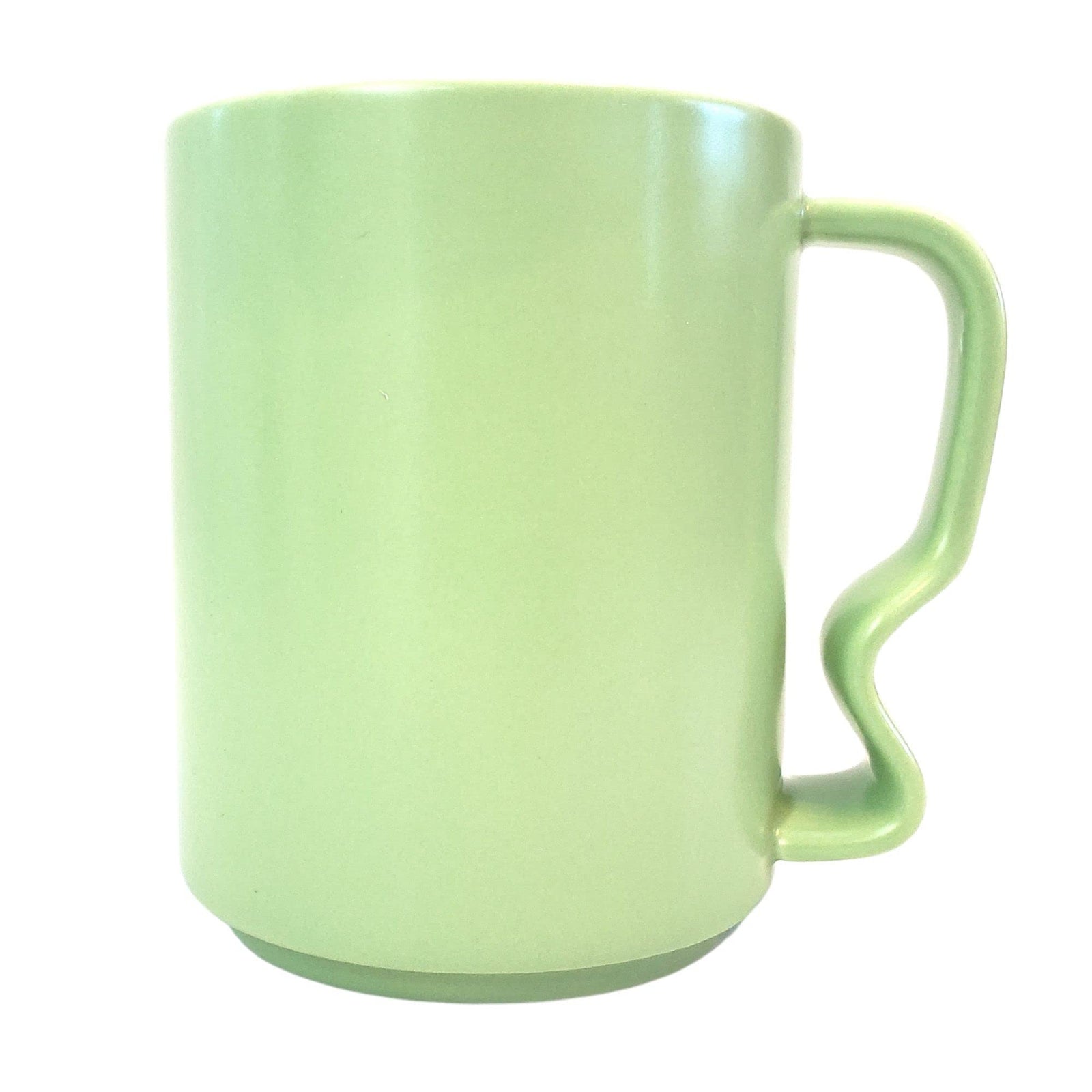 Taza de café ergonómica con agarre antideslizante, más cómoda que las tazas tradicionales (espuma marina 1)