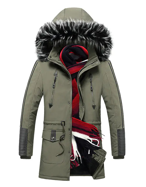 Load image into Gallery viewer, Hooded Warm Cotton Jacket

