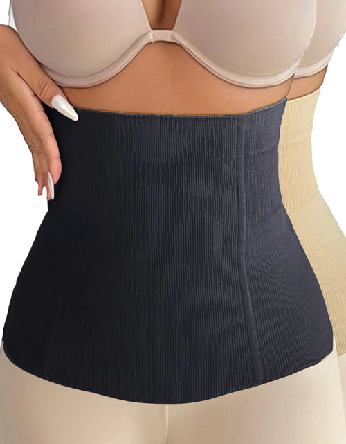 Load image into Gallery viewer, VENDAU Girdle for Women Tummy Control Waist Cincher Shapewear Waist Shaper for Women Belly Fat Stomach Compression for Women (Black and Beige Medium-Large)
