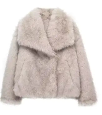Load image into Gallery viewer, Winter Faux Fur Jacket
