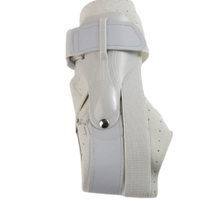 Gray Ankle Support Brace for Sports Recovery and Stability