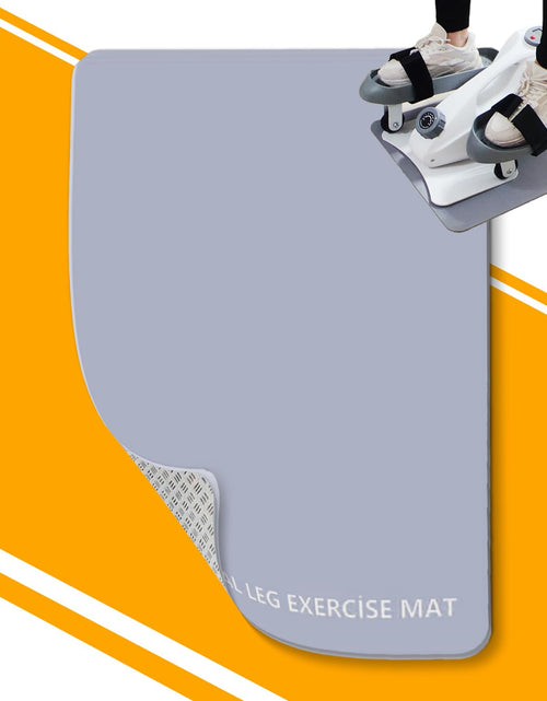 Cargar imagen en el visor de la galería, JICOJIN Alfombrilla Antideslizante para Elípticas Debajo del Escritorio, Alfombrilla para Máquina de Ejercicios de Piernas Elíptica de 3 mm de Grosor, Mejora la Estabilidad de la Máquina y Protege el Suelo 23.62 x 16.92 Pulgadas
