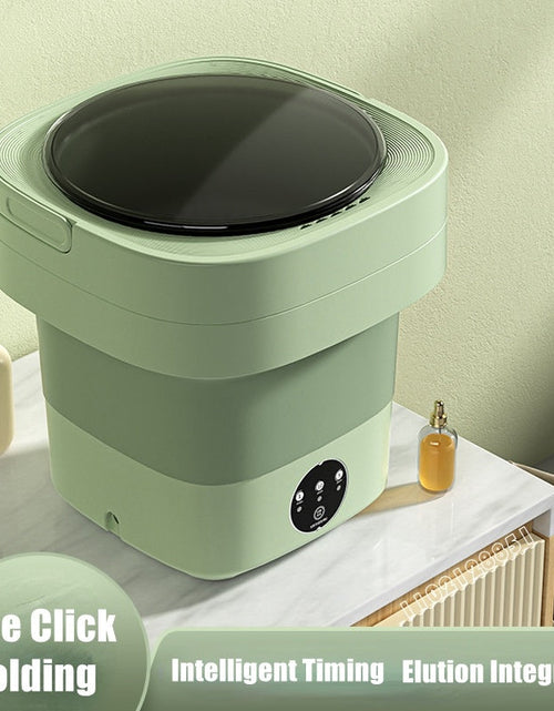 Charger l'image dans la visionneuse de galerie, Mini Foldable Washing Machine Portable Mini Socks Underwear Panties Washing Machine Big Capacity 3 Models With Spinning Dry Gadgets

