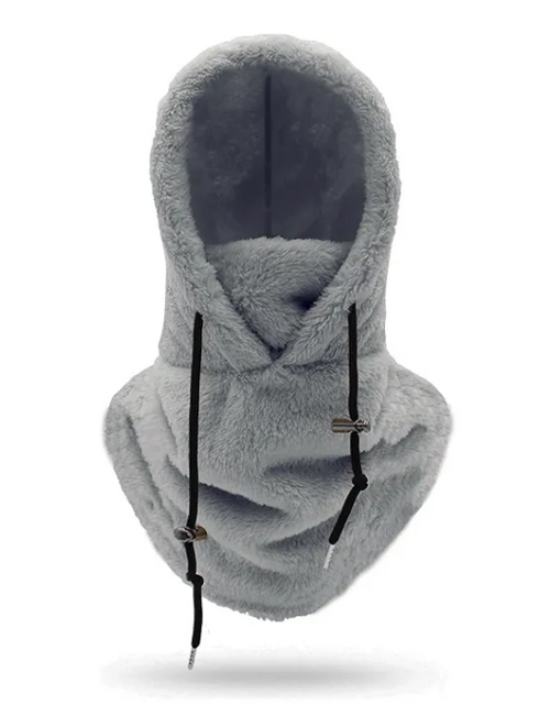 Cargar imagen en el visor de la galería, Gorro y bufanda cortavientos para exteriores de invierno
