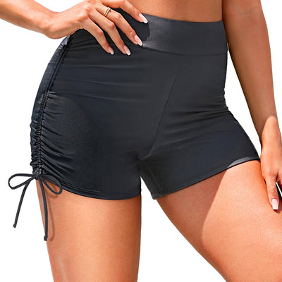 Holipick Women Swim Shorts High Waisted Swim Bottoms Boy Shorts Swimsuits for Women Tummy Control Swimsuit Shorts S