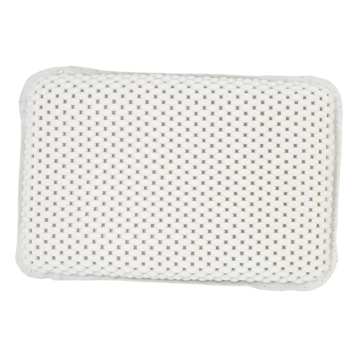 Almohada de espuma para bañera Bath Biss Spa | Ventosa | Bañera | Soporte para cabeza y cuello | Cojín relajante | Blanco