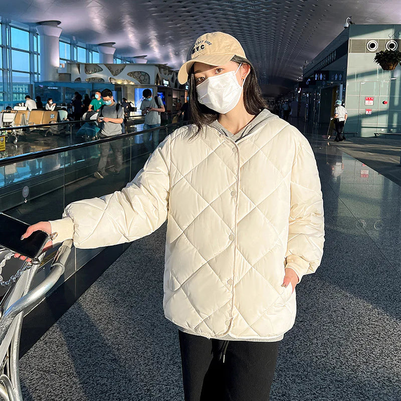Lightweight Rhombus Down Jacket