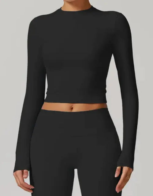 Load image into Gallery viewer, Slim Fit Long Sleeve Yoga Wear
