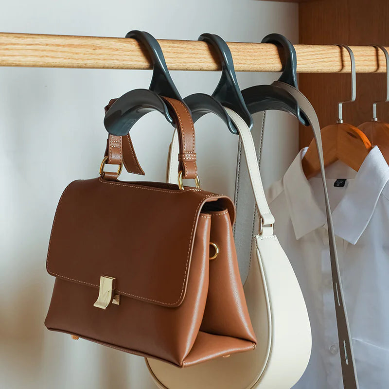 Colgador de bolsos no invasivo para el hogar