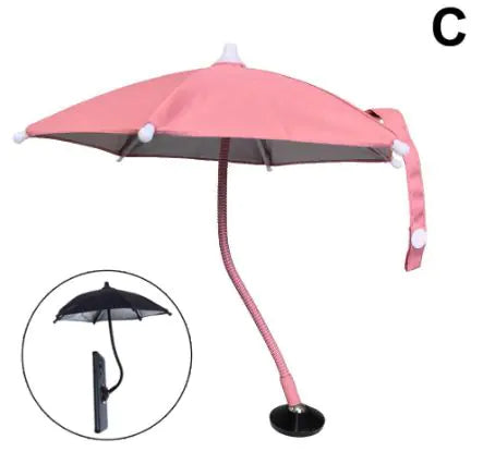 Cargar imagen en el visor de la galería, Parasol magnético para teléfono móvil con mango suave de metal giratorio 360° – Ajuste universal, fijación magnética, 24cm, varios colores
