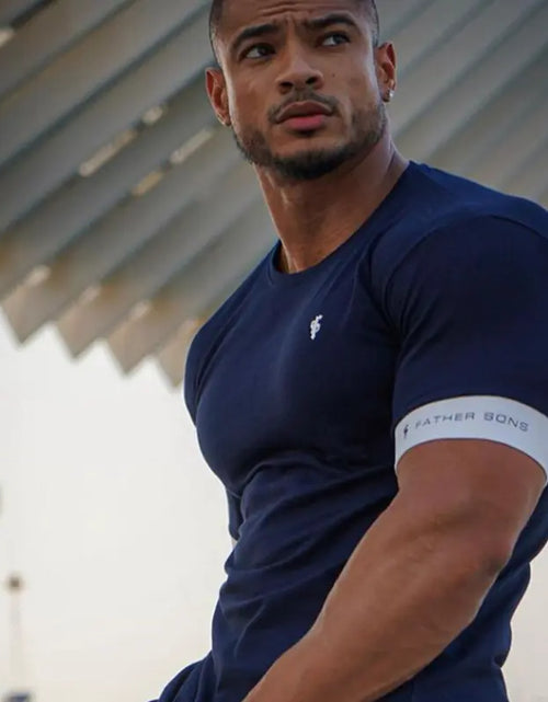 Load image into Gallery viewer, Men&#39;s Cotton Gym Shirt for Any Activity
