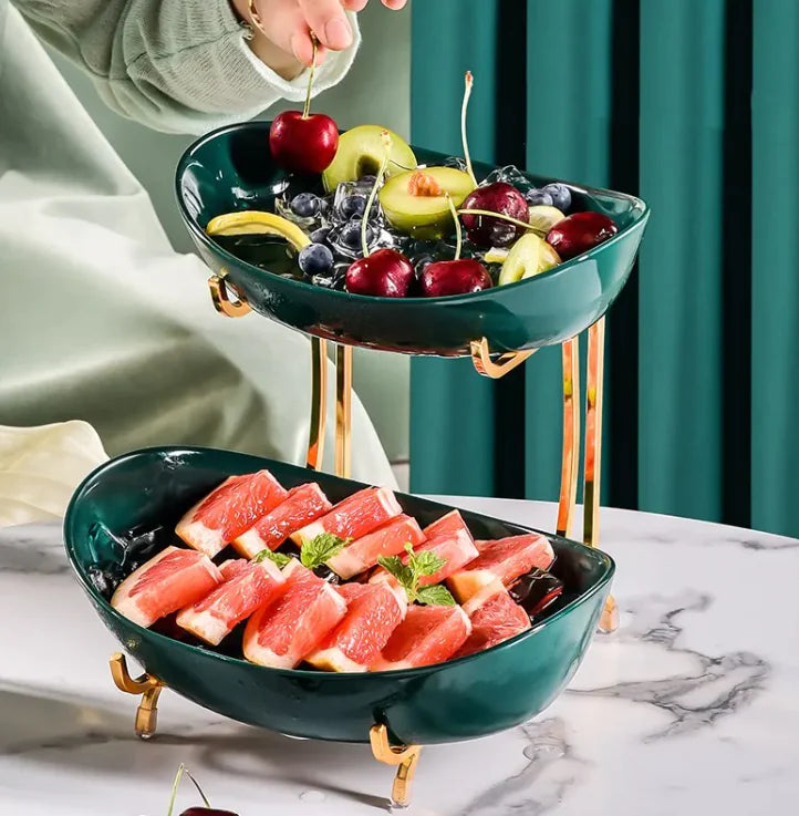 Bandeja de Frutas Casera