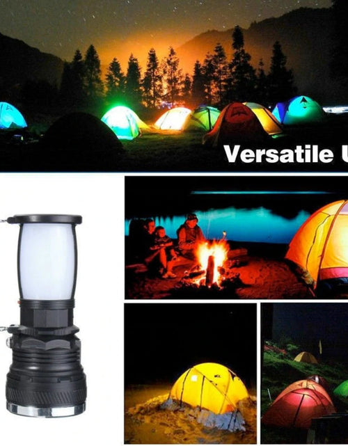 Load image into Gallery viewer, Solar-Powered 3-in-1 Camping Light &amp; Power Bank
