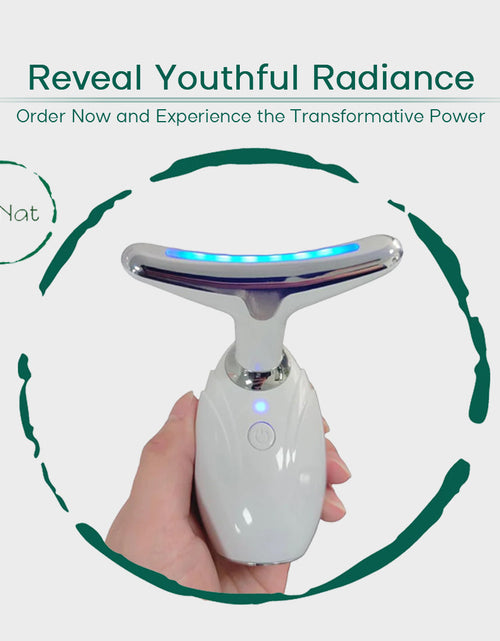 Load image into Gallery viewer, Neck &amp; Face Lifting LED Therapy Device
