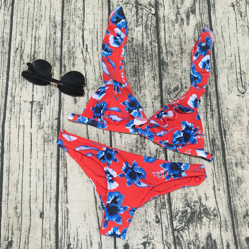 Printed Bikini Swimsuit - Sexy Swimwear