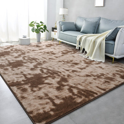 Lascpt Soft Area Rug for Living Room 5x8 Ft Tie-Dyed Coffee Rug Thicken Memory Foam Large Rug for Bedroom Abstract Throw Rug for Girls Boys Women Kids Carpet for Bedroom Nursery Room Decor