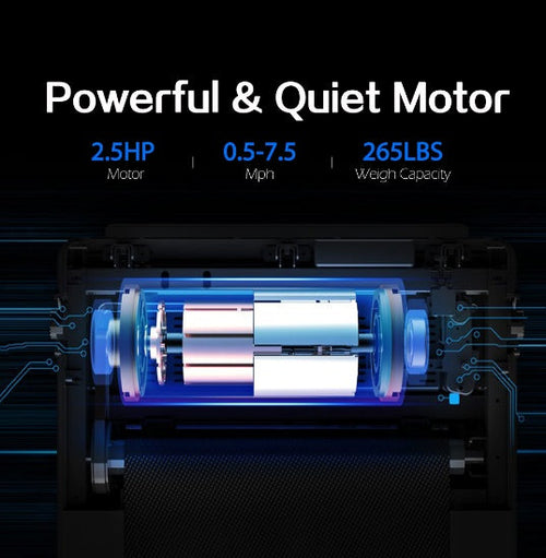 Charger l'image dans la visionneuse de galerie, Tapis de course pliable motorisé
