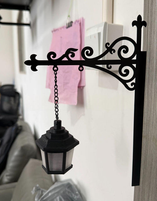 Load image into Gallery viewer, T Library Bookshelf Lighting Lantern Metal Craftwork

