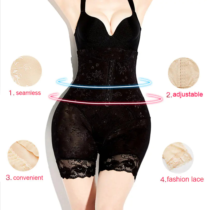 Pantalón Faja Moldeador de Cintura Alta para Abdomen y Piernas