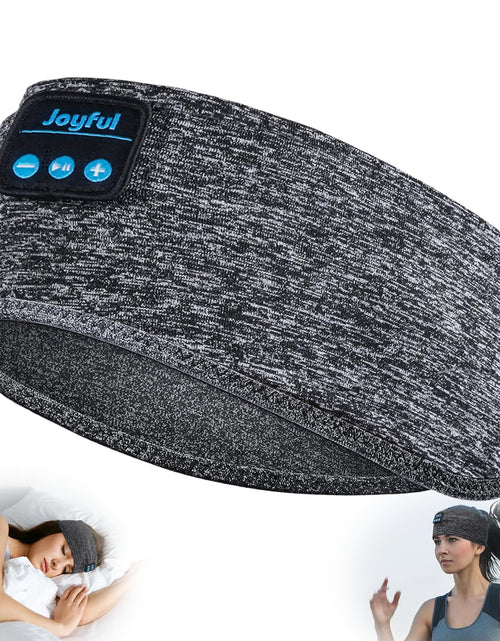 Cargar imagen en el visor de la galería, Sleeping Headphones Bluetooth 5.3 Headband Sports Wireless Earphones Sweat Resistant Earbuds with HD Stereo Speakers Sleep Mask for Sleeping RunningWorkout YogaInsomniaTravel Cool Gadgets Gifts
