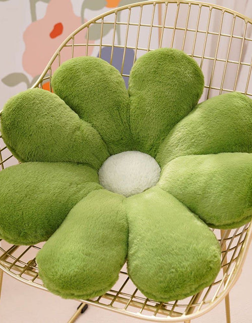 Charger l'image dans la visionneuse de galerie, WYIKE Coussin en peluche en forme de fleur, oreiller de sol décontracté et confortable, pour la décoration de la chambre
