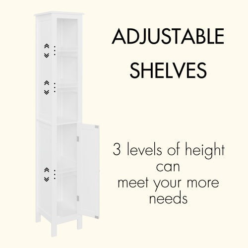Load image into Gallery viewer, 66.92 Inch Tall Bathroom Storage Cabinet
