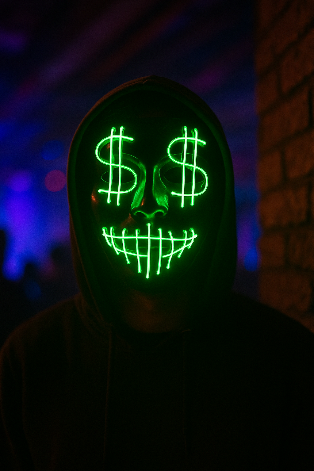Dollar Sign Party Mask