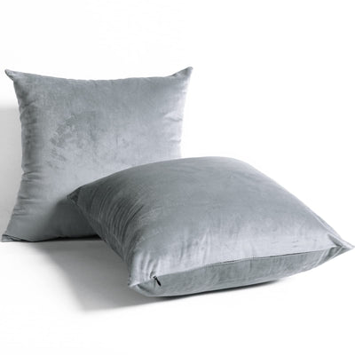 lifein 18x18 Pillow Covers-Throw Pillow Cover Set of 2Boho Square Pillow CoverFarmhouse Decorative Pillow CoversPillow Case for CouchSofaBedChairLiving RoomHome DecorFall(18x18inGrey)