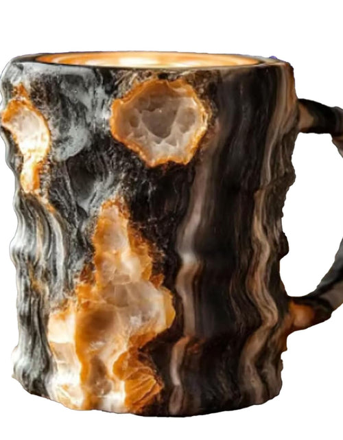 Load image into Gallery viewer, Grishay Luxegem Mug Sherum LuxeGem Mug Vianys Luxegem Mug Yifare LuxeGem Mug Mineral Crystal Coffee Mugs Crystal Mineral Coffee Mugs 2024 New Multi-colored Mineral Crystal Coffee Mug (Rock)
