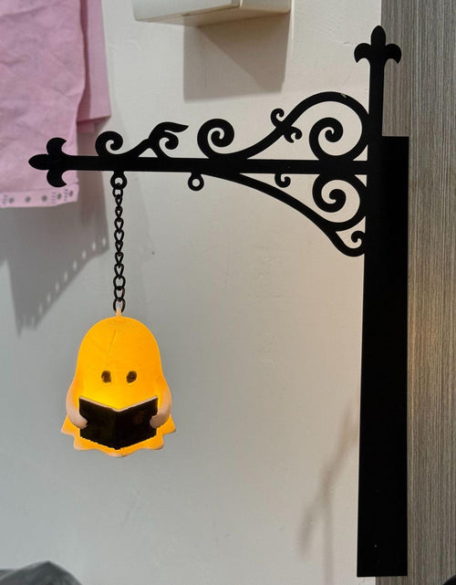 Load image into Gallery viewer, T Library Bookshelf Lighting Lantern Metal Craftwork

