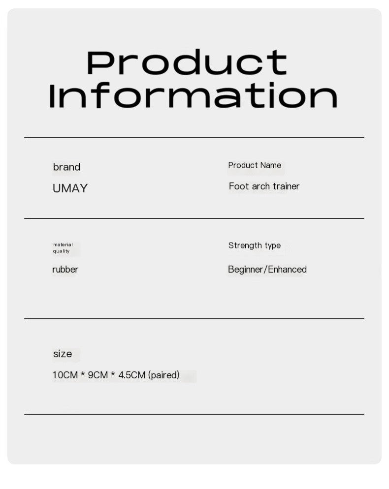 Foot Arch Support Trainer