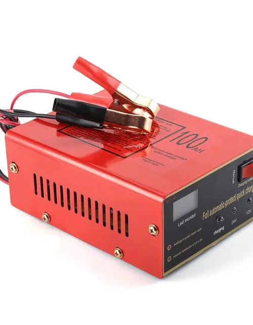 Cargar imagen en el visor de la galería, Cargador de batería sin mantenimiento 12V/24V 10A 140W de salida para coche eléctrico Pro
