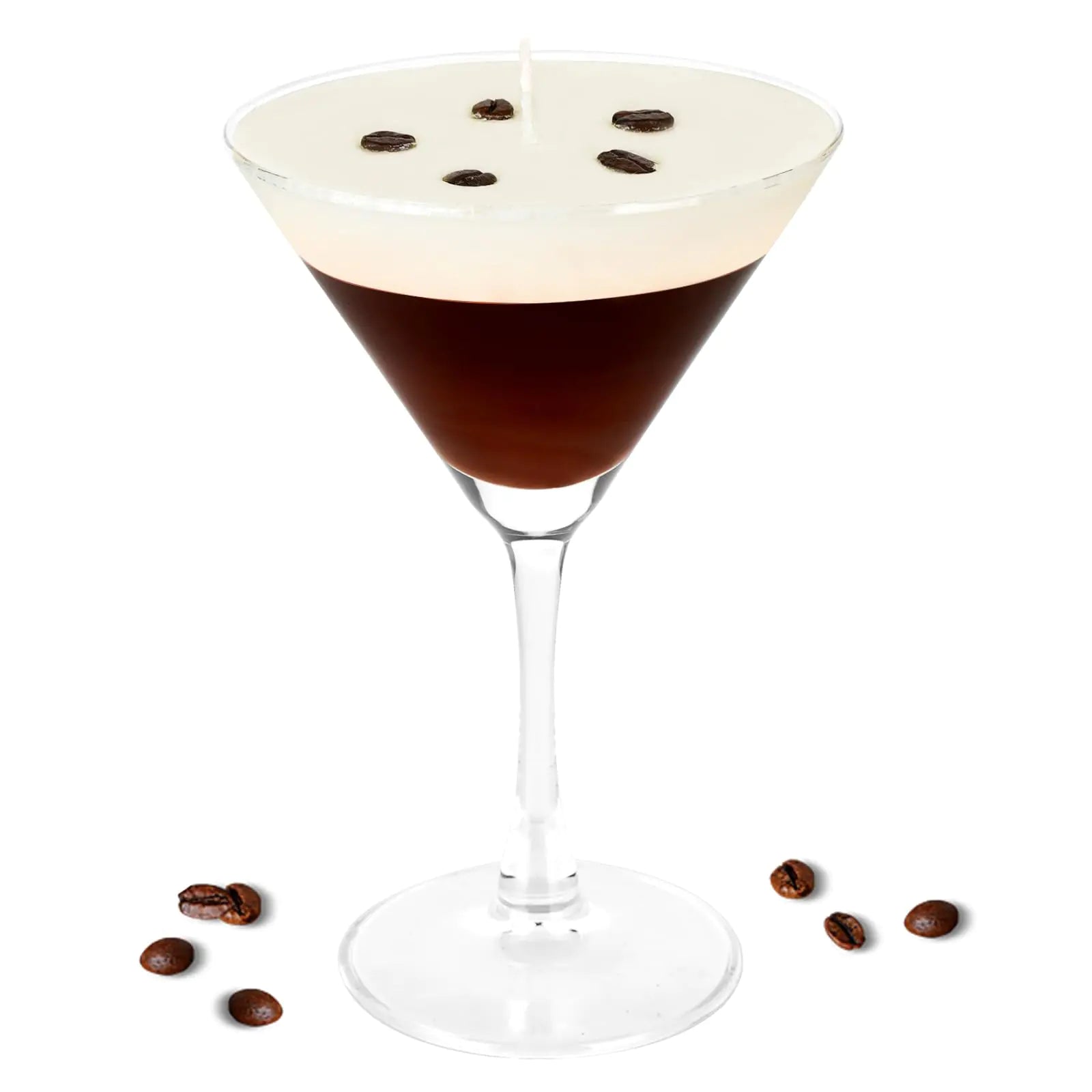 Espresso Martini CandleStrong Coffee Scented CandleMade from Natural Soy WaxAnniversary Birthday Valentines Day Christmas Housewarming Gifts for Family Friends or Bar Decor7oz/200ml