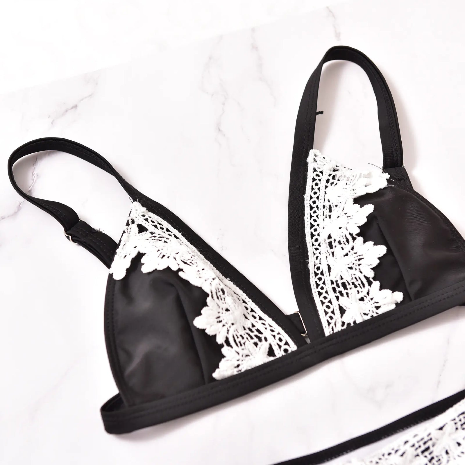Lace Bikini Swimwear Set