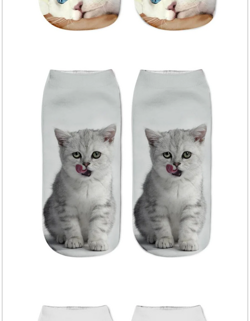 Load image into Gallery viewer, Cat Print Socks - Unique Design Socks
