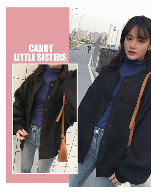 Load image into Gallery viewer, Lantern Sleeve Cardigan Jacket
