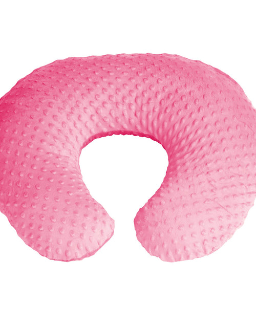 Cargar imagen en el visor de la galería, Artebona KiddyKlouds Funda para cojín de lactancia - Funda para almohada de lactancia. Tejido Minky (Rosa)
