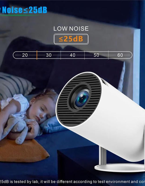 Charger l'image dans la visionneuse de galerie, Portable Projector, Projector with Remote Control, Android Wifi Bluetooth-Compatible Projector, Home Theater Projector for Outdoor, Office, Bedroom
