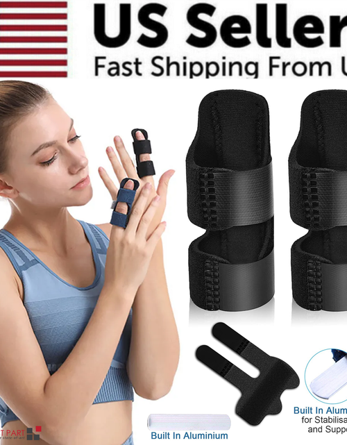 Load image into Gallery viewer, Adjustable Trigger Finger Splint Straightener Corrector Brace Support Protector
