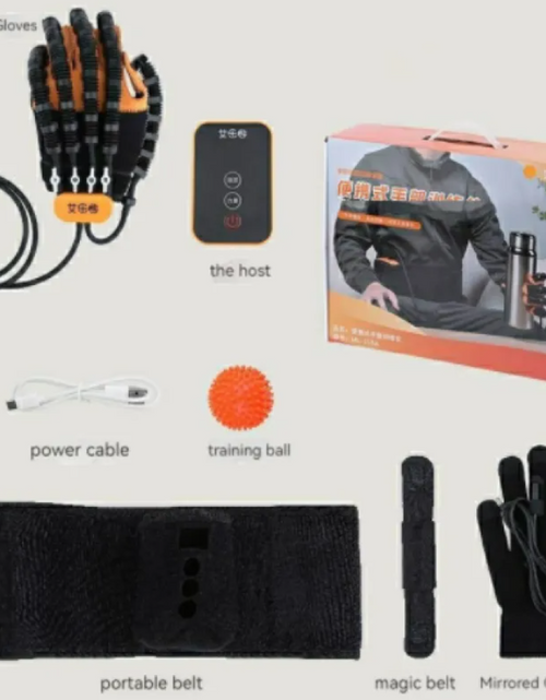 Load image into Gallery viewer, Electric Stroke Recovery Hand Therapy Gloves
