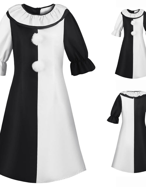 Cargar imagen en el visor de la galería, JOYEAR Scary Costumes Black and White Cosplay for Adults Unisex
