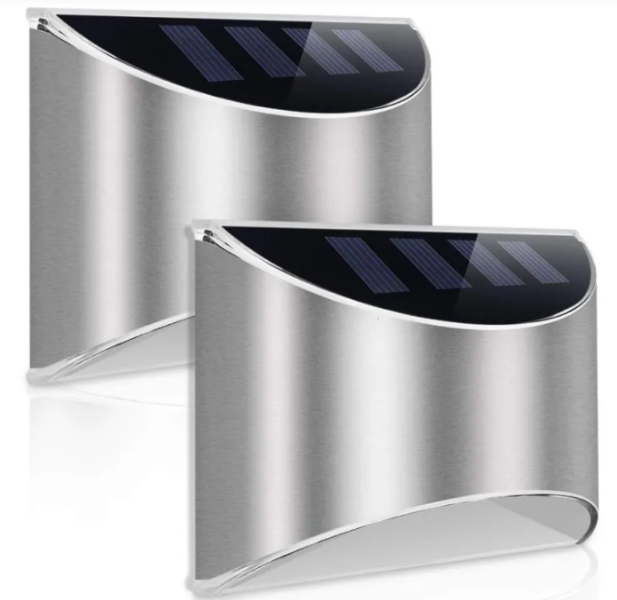 Éclairage solaire extérieur pour escaliers, lampe de couloir pour marches, éclairage paysager extérieur pour balcon, jardin, parc