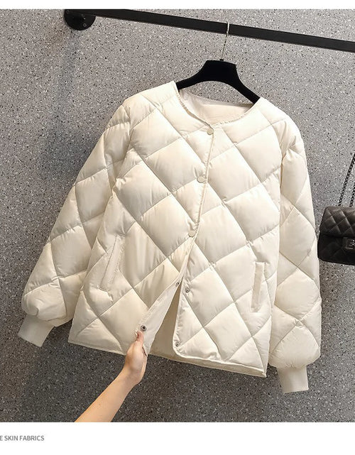 Load image into Gallery viewer, Lightweight Rhombus Down Jacket
