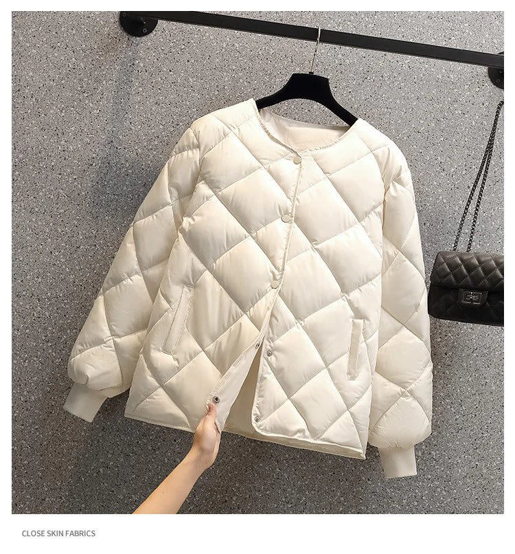 Lightweight Rhombus Down Jacket