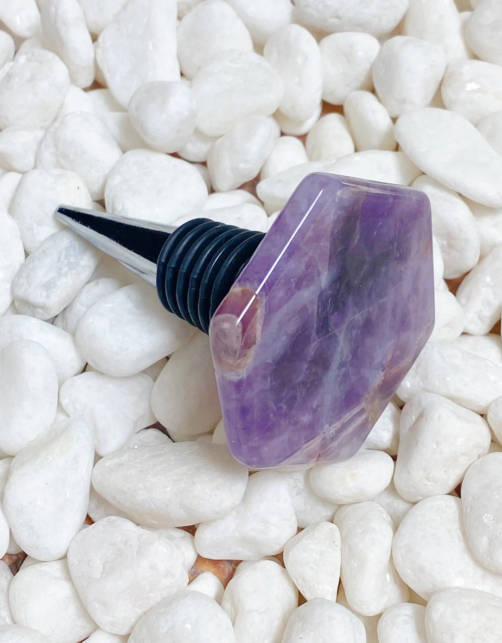 Soho Lounge Hexagon Stone Wine Stopper