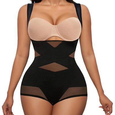 Avidlove Women Body Shapewear Body Suits Tummy Control Bodysuit Waist Trainer Shapewear(BlackSmall)