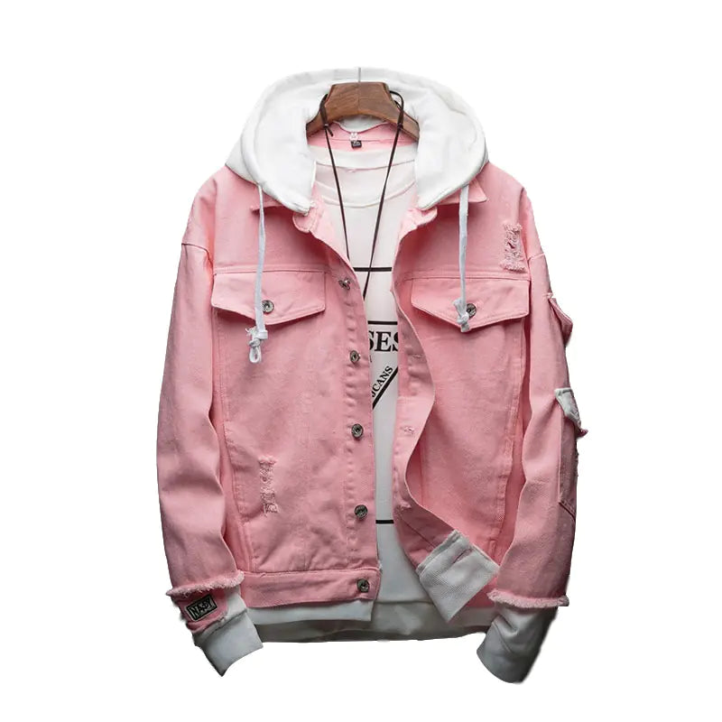 Hooded Denim Jacket