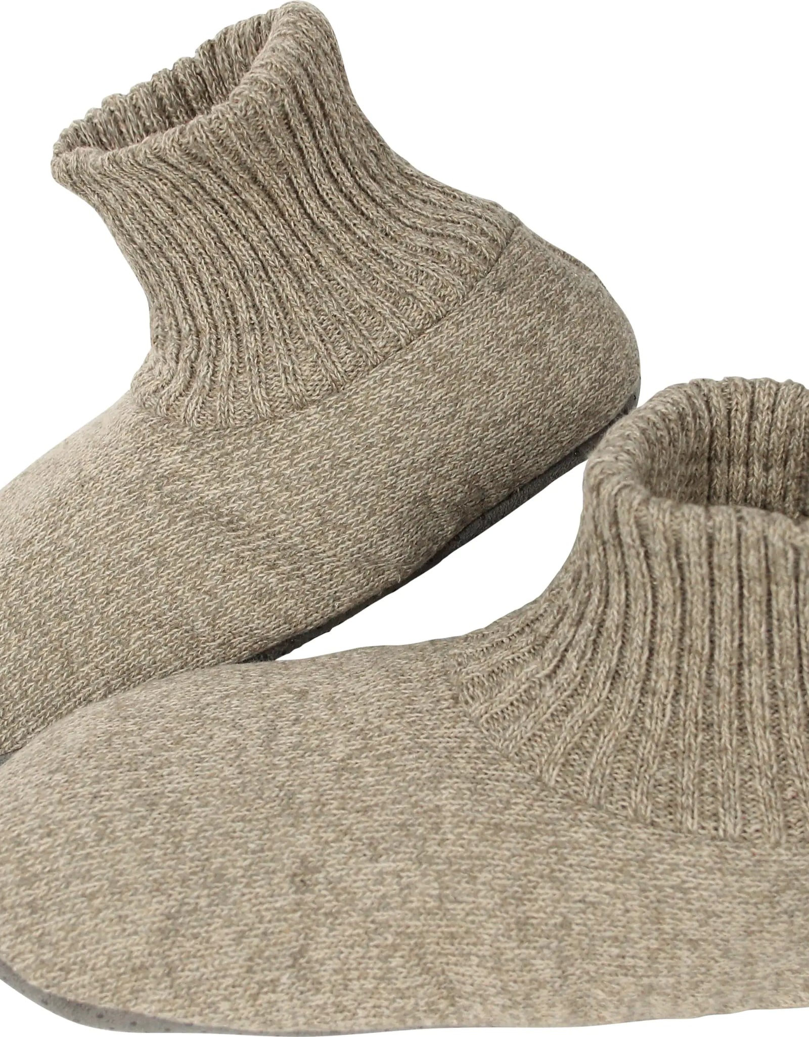 BenSorts Mens Fuzzy Slipper Socks with grippers Warm House Indoor Fleece Cabin House Cozy Socks Gift Khaki Size 10 11 12 13