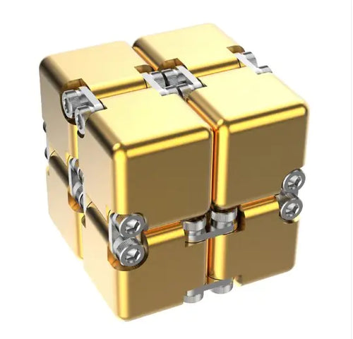 Load image into Gallery viewer, Metal Infinity Cube Stress Relief Toy
