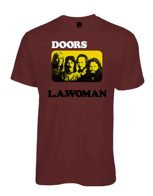 Charger l'image dans la visionneuse de galerie, T-shirt The Doors L.A. Woman Bordeaux Taille S
